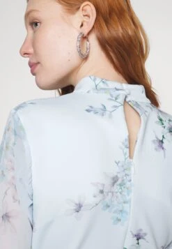 Wal G Wedding Cape Midi Dress - Jerseyjurk - Dark Blue/Multi -Wal G 65f84b9ab0c5471fae81db2740575318