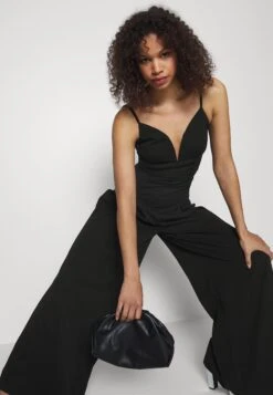 Havana Wide Leg- Jumpsuit - Black 10 Havana Wide Leg- Jumpsuit - Black -Wal G 6d66e8c2088340a69e08d1b3cf0b9383