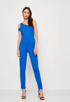 Wal G Angela Cut Out- Jumpsuit - Electric Blue -Wal G 6d7ea37237d24bff9c04f94d75e36936