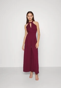 Wal G Arry Wide Leg- Jumpsuit - Wine