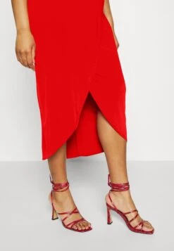 Winny Asymmetric Midi - Jerseyjurk - Red -Wal G 72d9d9fbbbae48f0b8141b4c0e45e00e