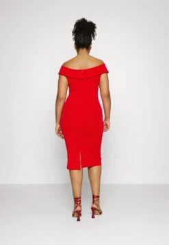 Zara Midi - Etui-Jurk - Red -Wal G 737a6b7fa4964898b9c0ae713e5e05c8