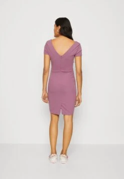 Wal G Gary Bodycon Dress - Jerseyjurk - Mauve Pink -Wal G 75a98ee8bb82493eb984a7a9739f71c3