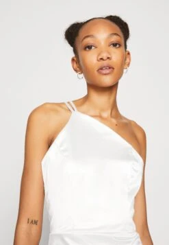Wal G Chantal One Shoulder Maxi - Galajurk - White -Wal G 7784b86b6ead4671ae341ceefa30852b