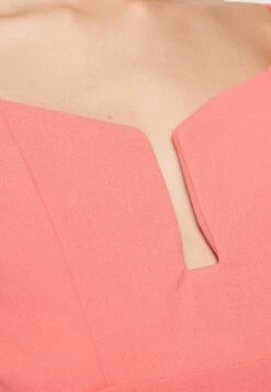 Wal G Saira Midi - Etui-Jurk - Coral -Wal G 79a3163a53014b3aa559513a67b3ed94