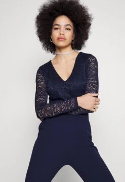 Wal G Blake Long Sleeve - Jumpsuit - Navy Blue -Wal G 79c2dfd0e6ca4231952d74d9e8afd81f