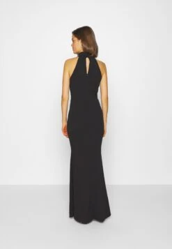 Wal G Sara Halter Neck Maxi Dress - Galajurk - Black -Wal G 79c46c0430714154b9ed707da7169958