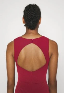 Alyona Heart Midi Dress - Jerseyjurk - Berry Wine -Wal G 7e28aebe7e9a42629f021e500874a5a8