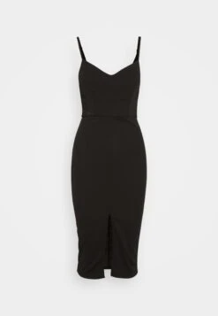 Wal G Tiza Midi - Jerseyjurk - Black -Wal G 80c667ec357648a78024aaf31d0f8a47