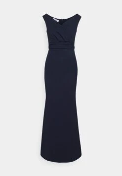Wal G Andrew Off Shoulder Maxi Dress - Galajurk - Navy Blue -Wal G 81e2e006b27d474eb761e24f691ea606