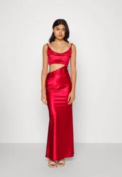 Wal G Sharara Cut Out Dress - Cocktailjurk - Red