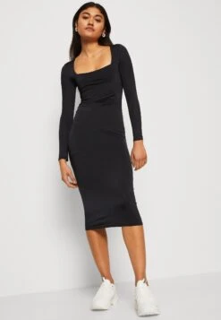 Wal G Mel Square Neck Midi - Cocktailjurk - Black 9 Wal G Mel Square Neck Midi - Cocktailjurk - Black -Wal G 8518856af7a146e5b3e8e036bd5f2cc7