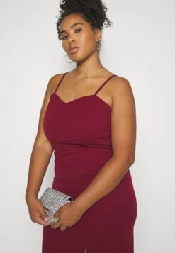 Ray Bow Midi - Etui-Jurk - Wine -Wal G 8575de519f1f4bf8a1851c940cdeeaf0
