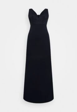Wal G Taylor V Neck Dress - Galajurk - Navy Blue -Wal G 861e342bea8f4abaa5d8f0a0a1b6d5ed
