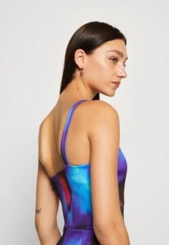 Wal G Vlera Strap Print Midi - Jerseyjurk - Mehrfarbig -Wal G 866c697271e84f6894a8f581fbdb15fb