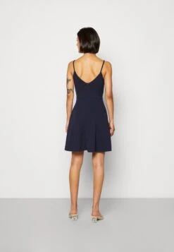 Wal G Jina Skater Dress - Jerseyjurk - Navy Blue -Wal G 8babce44aea24804824484e5ae954478