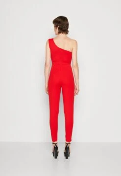 Wal G Mica Cut Out- Jumpsuit - Red -Wal G 8eb2ddcce1f1436d934b27fe5699306b