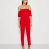 Wal G Luette Off Shoulder - Jumpsuit - Red