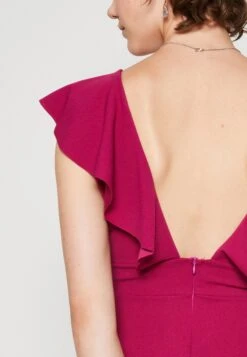 Wal G Micky Ruffle Skater - Cocktailjurk - Raspberry -Wal G 8fbb0810f8174c9289722b5880e16065