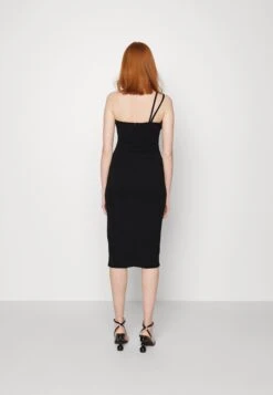 Wal G Lexi Lee One Shoulder Midi - Cocktailjurk - Black -Wal G 8fe04e5d551e4fc6b797b4eb5b6df072
