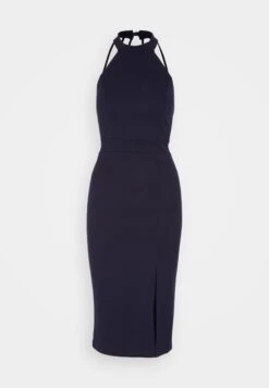 Wal G Benedette Midi Dress - Cocktailjurk - Navy Blue -Wal G 93a6488b96a74790946c706604e333e4