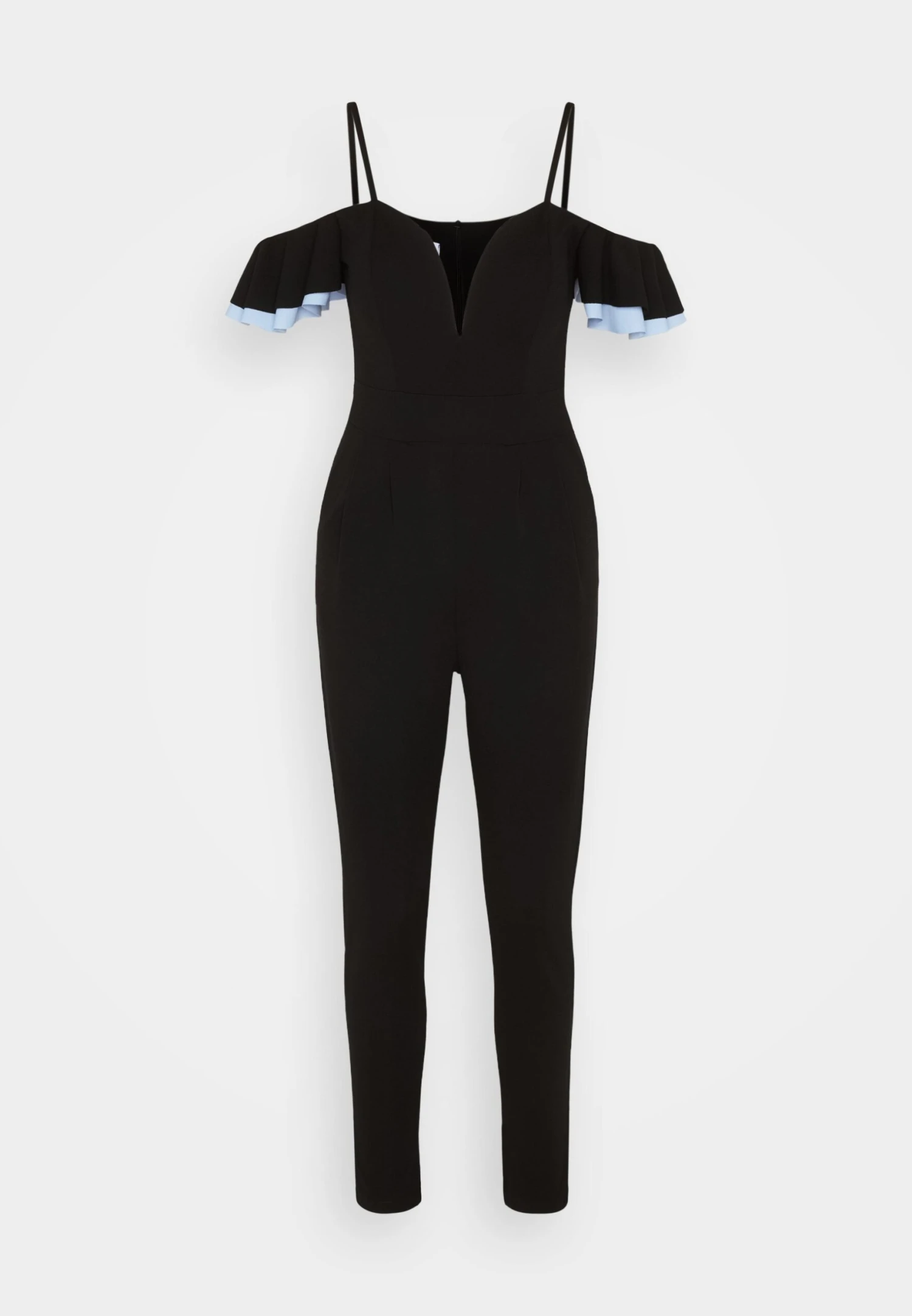 Wal G Simah Frill - Jumpsuit - Black/Sky Blue 5 Wal G Simah Frill - Jumpsuit - Black/Sky Blue - Afbeelding 5
