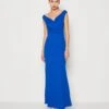 Wal G Andrew Off Shoulder Maxi Dress - Galajurk - Electric Blue