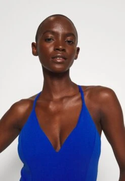 Marsha Back Strappy- Jumpsuit - Electric Blue -Wal G 98d6a30ee7a047e4995d9c294c11473c