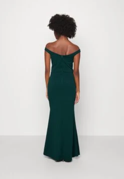 Kai Off The Shoulder Maxi Dress - Galajurk - Forest Green -Wal G 9ccd70b99ee64403ab01257dd241000e