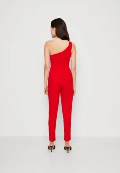 Wal G Kelly Ruffle - Jumpsuit - Red -Wal G a459bfee68dc4b5482c15cd5c0bd0b0d