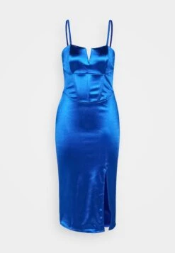 Wal G Saira Midi - Etui-Jurk - Electric Blue -Wal G a7294e4fb23344068e58f0d64aa075e7