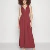 Wal G Alinali Pleated- Jumpsuit - Dark Mauve Pink