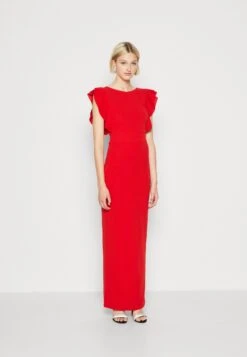 Wal G Jai Ruffle Maxi - Galajurk - Red