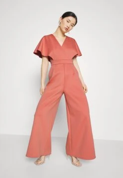 Wedding Petite Betty Wrap Jumpsuit - Jumpsuit - Rosa -Wal G a8b3c6a4007c42f4a7b4402d159e7e9f