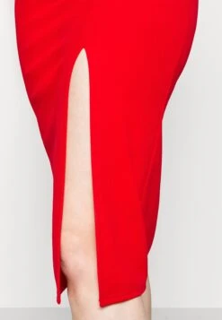 Jessi Bow Tie- Jurk - Red -Wal G abef44cf701d4f29b77aea20be144980