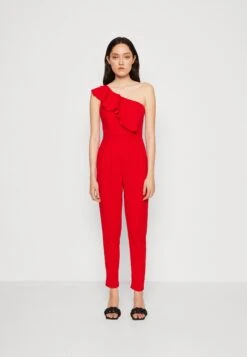 Wal G Kelly Ruffle - Jumpsuit - Red
