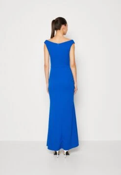 Wal G Andrew Off Shoulder Maxi Dress - Galajurk - Electric Blue -Wal G b00c0e1e4a2345419ba66a092aec1448