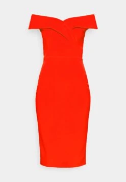 Wal G Zara Midi Dress - Cocktailjurk - Red -Wal G b10df9342c634b8a9469d8f81f466a66