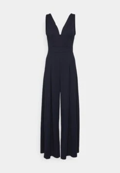 Wal G Jackie Wide Leg - Jumpsuit - Navy Blue -Wal G b31943a1cfe34378b19bfd7ee9c65021