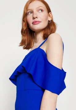 Wal G Belville Strappy Midi Dress - Cocktailjurk - Electric Blue -Wal G b57c231eebed427ba7e2d6b6d74c60db