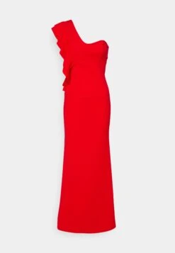 Wal G One Shoulder Maxi Dress - Cocktailjurk - Red -Wal G b7ce13fa208d4d85b110fdd309471a8f