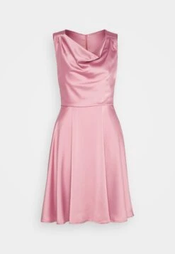 Wal G Logan Cowl Neck Midi - Cocktailjurk - Mauve Pink -Wal G ba691b49086e41c7a28f35c92e76412e