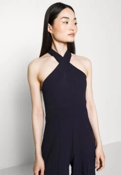 Alfo Cross Neck - Jumpsuit - Navy Blue -Wal G ba790f3c6e69472fafe861b79b3c5a07