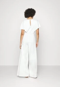 Wedding Betty V Neck Wrap - Jumpsuit - White -Wal G bbbcfd661b3c405694375806b0ea546a