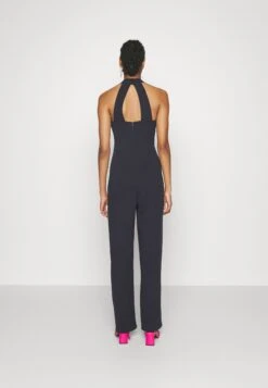 Alfo Cross Neck Jumpsuit - Jumpsuit - Navy Blue -Wal G bd34b8bbb4ac424390a65736bb52a508