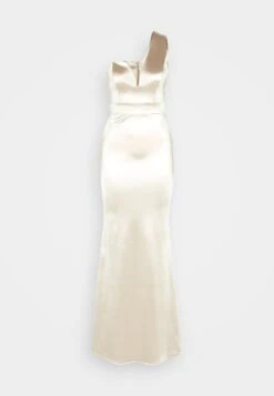Wal G Evalina One Sleeve Maxi - Galajurk - Champagne -Wal G bee91a43ab8a40ddada55014aa995535