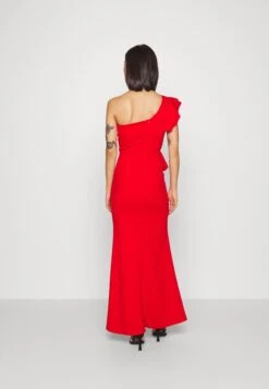 Wal G One Shoulder Maxi Dress - Cocktailjurk - Red -Wal G c109ee963bc54e50a084bced3a88b6e5