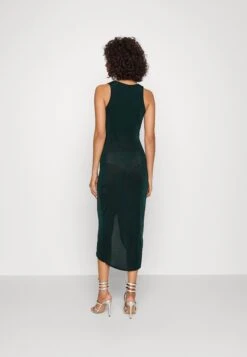 Wal G Shami Bodycon Midi - Jerseyjurk - Forest Green -Wal G c1aff6258b8f45479fd01ade93b10027