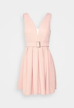 Debbie Buckle Skater Dress - Cocktailjurk - Blush Pink -Wal G c219ab0212b3418b8fd3510402ccdd89
