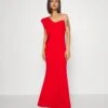 Wal G One Shoulder Maxi Dress - Cocktailjurk - Red